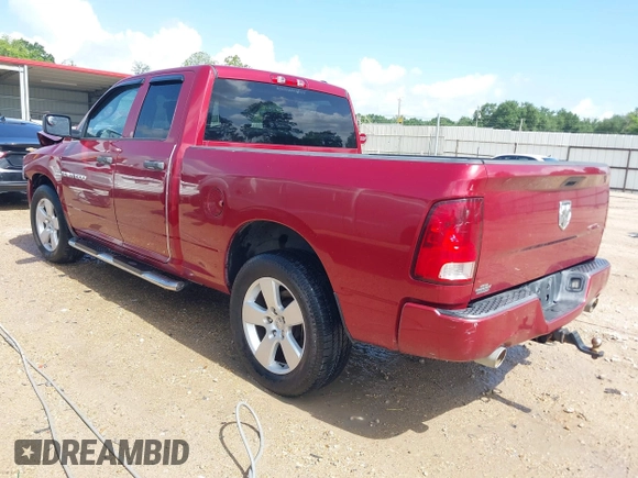 2012 Ram 1500 Express with VIN 1C6RD6FT7CS237486, listed as a IAAI auction lot 42518403 with 114,276 mi miles and . Bid and sale history available at DreamBid. Image 3.