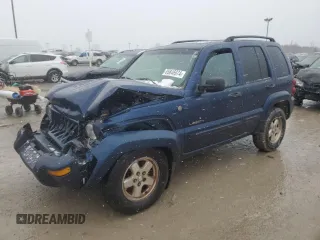 2004 Jeep Liberty Limited with VIN 1J4GL58KX4W291211, listed as a Copart auction lot 85846974 with 257,006 mi miles and Clean Title. Bid and sale history available at carsss.com. Image 1.