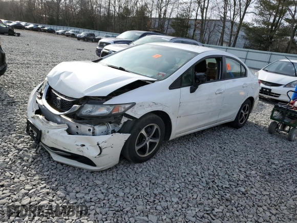 2015 Honda Civic Sedan SE with VIN 19XFB2F78FE290105, listed as a Copart auction lot 48564905 with 0 mi miles and Clean Title. Bid and sale history available at carsss.com. Image 1.