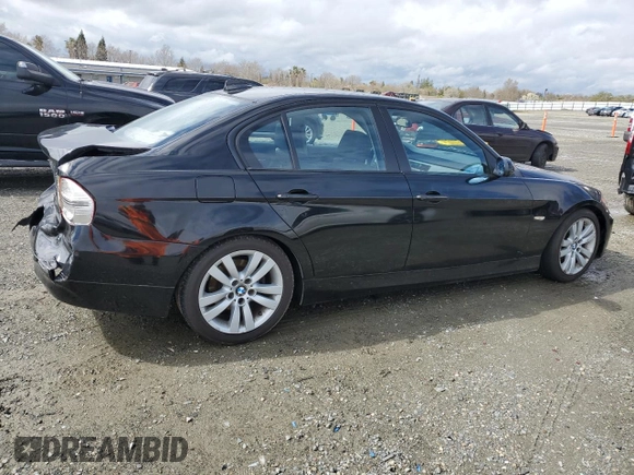 2007 BMW 3 Series 328i with VIN WBAVC53507FZ78374, listed as a Copart auction lot 49245645 with 89,084 mi miles and Salvage Title. Bid and sale history available at carsss.com. Image 3.