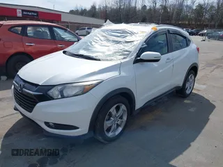2016 Honda HR-V EX-L w/Navi with VIN 3CZRU6H75GM733050, listed as a IAAI auction lot 41832971 with 85,753 mi miles. Bid and sale history available at carsss.com. Image 2.