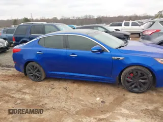 2015 Kia Optima SX Turbo with VIN 5XXGR4A62FG370758, listed as a IAAI auction lot 41631878 with 161,548 mi miles. Bid and sale history available at carsss.com. Image 14.