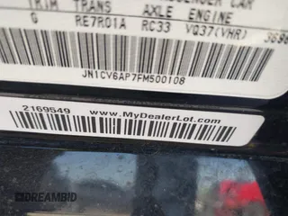 2015 Infiniti Q40 with VIN JN1CV6AP7FM500108, listed as a IAAI auction lot 41875863 with 160,855 mi miles. Bid and sale history available at carsss.com. Image 9.