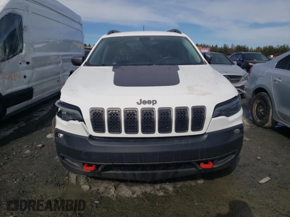 2021 Jeep Cherokee Trailhawk with VIN 1C4PJMBX4MD138927, listed as a Copart auction lot 51919555 with 92,759 mi miles and Salvage title. Bid and sale history available at DreamBid. Image 5.