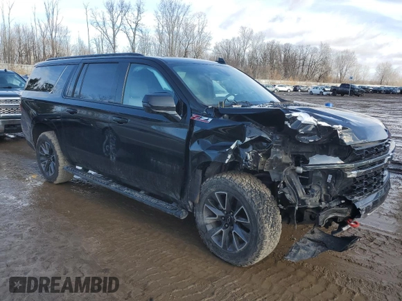 2021 Chevrolet Suburban Z71 с VIN 1GNSKDKD8MR135326, выставлен на аукционе Copart как лот 86894424 с пробегом 86 336 миль миль и Списание • Salvage title. История ставок и продаж доступна на DreamBid. Изображение 4.
