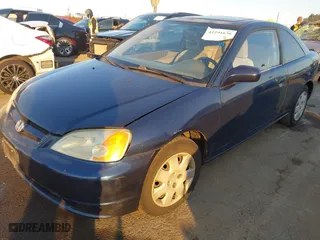 2002 Honda Civic EX with VIN 1HGEM21012L097748, listed as a IAAI auction lot 41291636 with 181,824 mi miles. Bid and sale history available at carsss.com. Image 2.