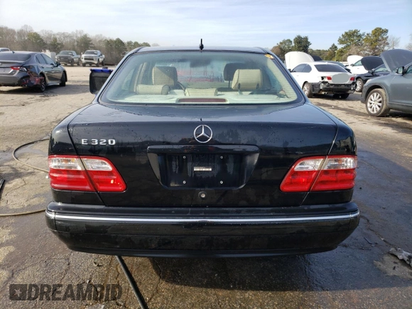 2002 Mercedes-Benz E-Class with VIN WDBJF65J62B449731, listed as a Copart auction lot 41683715 with 178,877 mi miles and Salvage Title. Bid and sale history available at carsss.com. Image 6.