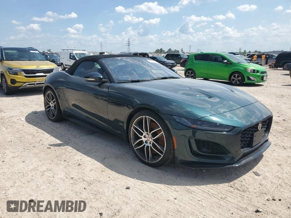 2023 Jaguar F-Type with VIN SAJD85EE5PCK81346, listed as a Copart auction lot 71719304 with Not Provided miles and Non Repairable. Bid and sale history available at DreamBid. Image 4.