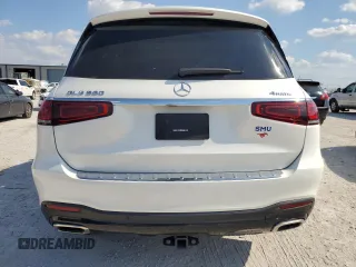 2021 Mercedes-Benz GLS 580 with VIN 4JGFF8GE0MA430227, listed as a Copart auction lot 63178364 with 44,051 mi miles and Salvage Title. Bid and sale history available at DreamBid. Image 6.