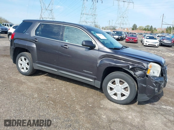2015 GMC Terrain SLE with VIN 2GKFLVEK6F6239775, listed as a IAAI auction lot 42032922 with 172,916 mi miles. Bid and sale history available at carsss.com. Image 1.