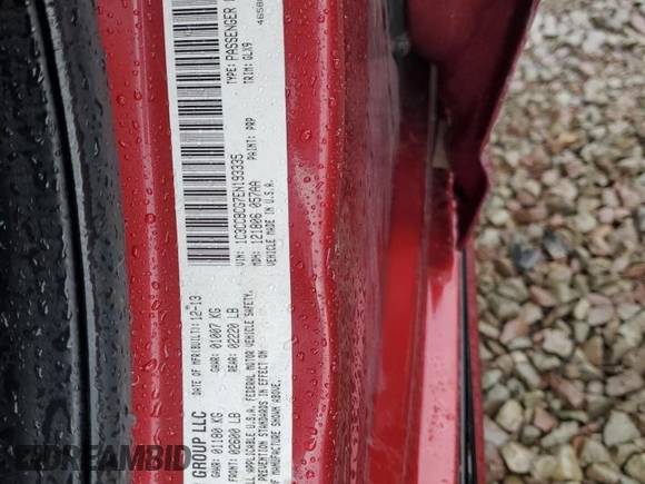 2014 Chrysler 200 Limited with VIN 1C3CCBCG7EN193335, listed as a Copart auction lot 55328725 with Not Provided miles and Salvage Title. Bid and sale history available at DreamBid. Image 13.