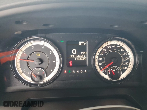 2017 Ram 1500 Tradesman with VIN 1C6RR6KG5HS841426, listed as a Copart auction lot 81111904 with 113,960 mi miles and Salvage title. Bid and sale history available at DreamBid. Image 9.