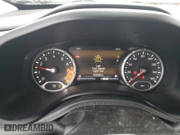 2017 Jeep Renegade Altitude with VIN ZACCJABB4HPG38515, listed as a Copart auction lot 58503415 with 104,040 mi miles and Salvage title. Bid and sale history available at DreamBid. Image 9.