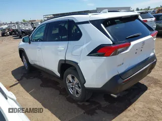 2025 Toyota RAV4 XLE with VIN 2T3W1RFV8SW374059, listed as a IAAI auction lot 42121740 with 7,228 mi miles. Bid and sale history available at carsss.com. Image 3.