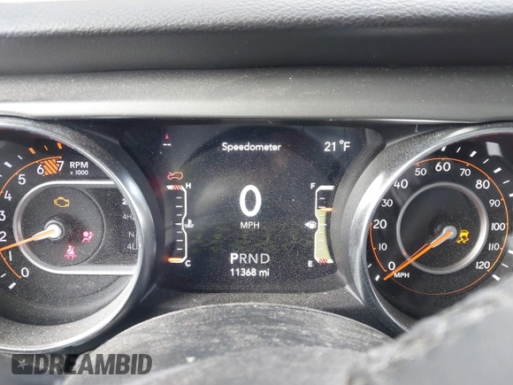 2021 Jeep Wrangler Sport S with VIN 1C4GJXAN4MW728521, listed as a IAAI auction lot 41253170 with 11,368 mi miles and . Bid and sale history available at DreamBid. Image 15.