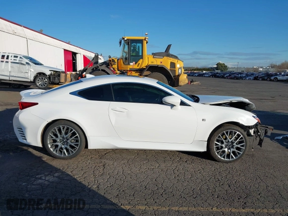 2015 Lexus RC 350 with VIN JTHSE5BC5F5002299, listed as a IAAI auction lot 41420794 with 69,404 mi miles. Bid and sale history available at carsss.com. Image 13.