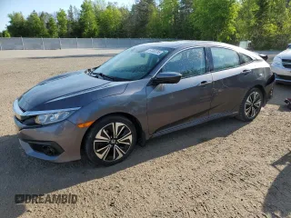 2016 Honda Civic EX-T with VIN 2HGFC1F44GH114785, listed as a Copart auction lot 57383755 with 168,529 mi miles and Salvage title. Bid and sale history available at DreamBid. Image 1.