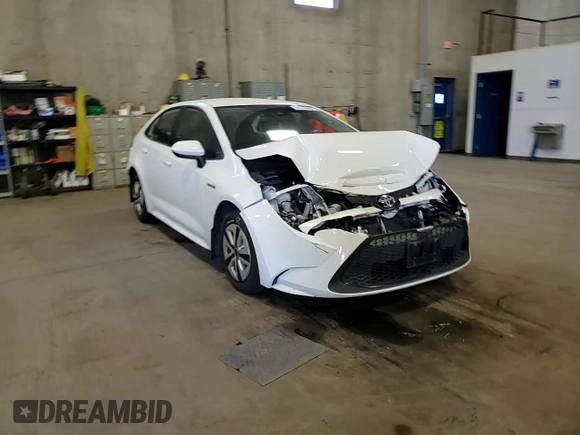 2021 Toyota Corolla Hybrid LE with VIN JTDEAMDE4MJ002382, listed as a Copart auction lot 50318865 with 74,385 mi miles and Salvage Title. Bid and sale history available at carsss.com. Image 11.