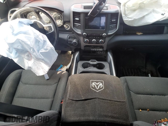 2020 Ram 1500 Big Horn with VIN 1C6SRFFT4LN183422, listed as a Copart auction lot 64058205 with 40,444 mi miles and Salvage title. Bid and sale history available at DreamBid. Image 8.