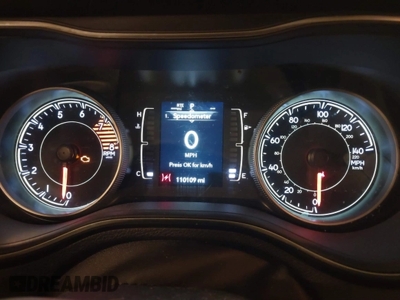 2019 Jeep Cherokee Latitude with VIN 1C4PJMCX6KD218841, listed as a IAAI auction lot 41826614 with 110,109 mi miles and . Bid and sale history available at DreamBid. Image 7.