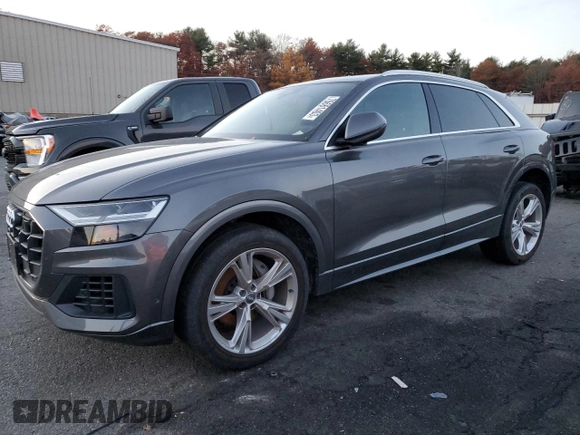 2020 Audi Q8 Premium Plus with VIN WA1BVAF10LD004430, listed as a Copart auction lot 76661403 with 16,826 mi miles. Bid and sale history available at carsss.com. Image 1.