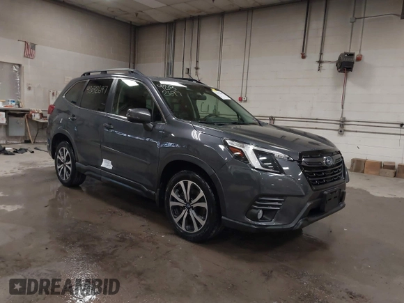 2023 Subaru Forester Limited z VIN JF2SKAPCXPH462037, wystawiony jako IAAI lot #42032697 z przebiegiem 58 390 mil mil oraz . Historia ofert i sprzedaży dostępna na DreamBid. Obrazek 1.