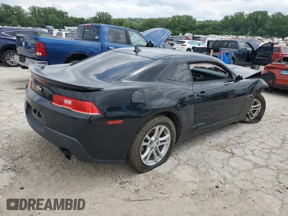 2015 Chevrolet Camaro LS z VIN 2G1FB1E32F9229252, wystawiony jako Copart lot #59975425 z przebiegiem 84 839 mil mil oraz Czysty tytuł • Clean title. Historia ofert i sprzedaży dostępna na DreamBid. Obrazek 3.