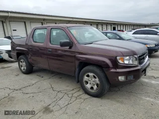 2011 Honda Ridgeline RT with VIN 5FPYK1F22BB004932, listed as a Copart auction lot 80733864 with 232,182 mi miles and Salvage Title. Bid and sale history available at carsss.com. Image 4.