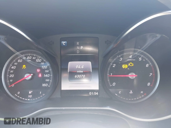 2019 Mercedes-Benz GLC 300 with VIN WDC0G4JB2KV126704, listed as a IAAI auction lot 42186764 with 63,070 mi miles and . Bid and sale history available at DreamBid. Image 7.