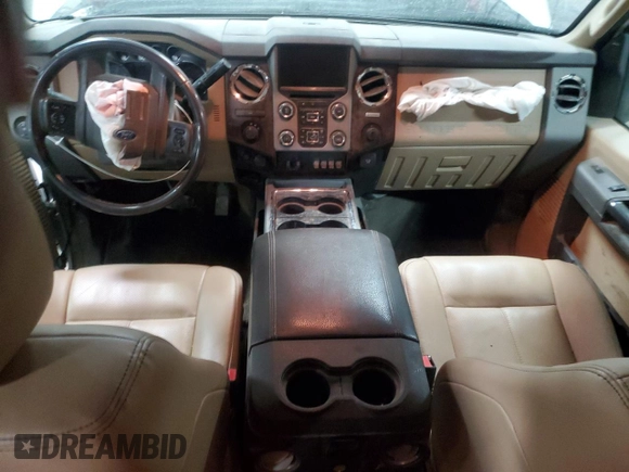 2016 Ford F-350 Lariat with VIN 1FT8W3DT2GEB60272, listed as a Copart auction lot 47916175 with 119,530 mi miles and Salvage title. Bid and sale history available at DreamBid. Image 8.