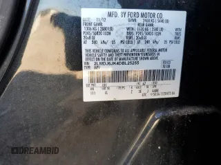 2013 Lincoln MKX with VIN 2LMDJ6JK4DBL25255, listed as a Copart auction lot 48297795 with 166,849 mi miles and Salvage Title. Bid and sale history available at carsss.com. Image 16.