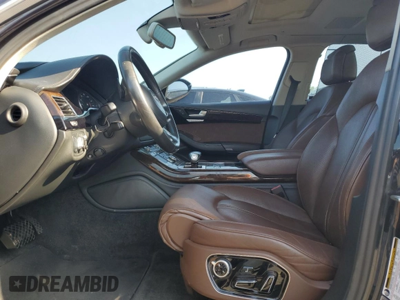 2015 Audi A8 4.0T с VIN WAU32AFDXFN035368, выставлен на аукционе Copart как лот 62078435 с пробегом Не указан миль и Чистый • Clean title. История ставок и продаж доступна на DreamBid. Изображение 7.