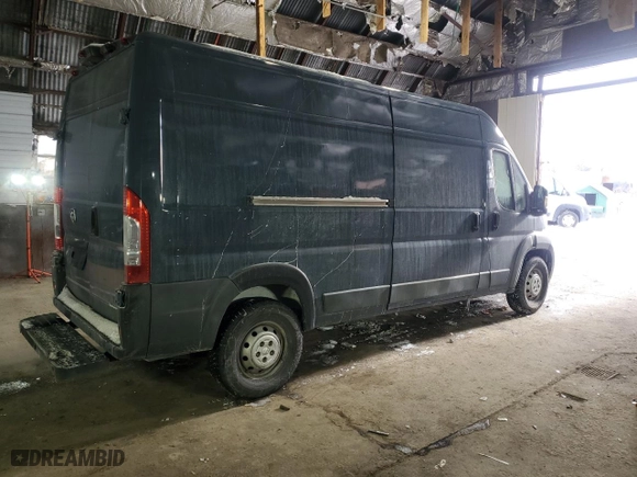 2018 Ram ProMaster Cargo Van with VIN 3C6TRVDG0JE160645, listed as a Copart auction lot 88139775 with 63,307 mi miles and Salvage Title. Bid and sale history available at carsss.com. Image 3.