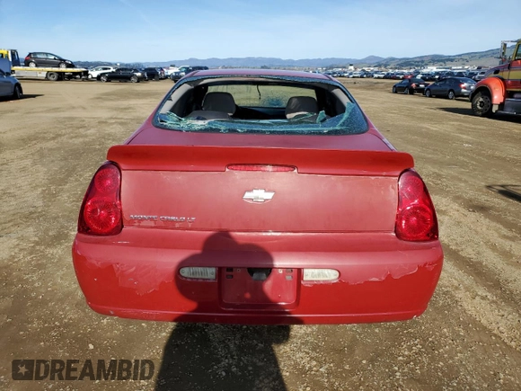 2007 Chevrolet Monte Carlo LT with VIN 2G1WK15K879237574, listed as a Copart auction lot 85602474 with 179,607 mi miles and Salvage Title. Bid and sale history available at carsss.com. Image 6.