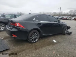 2014 Lexus IS 250 with VIN JTHCF1D2XE5014168, listed as a Copart auction lot 43897225 with 147,657 mi miles and Salvage Title. Bid and sale history available at carsss.com. Image 3.