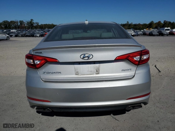 2016 Hyundai Sonata 2.4L Sport with VIN 5NPE34AF9GH432901, listed as a Copart auction lot 75745564 with 75,086 mi miles and Salvage Title. Bid and sale history available at carsss.com. Image 6.