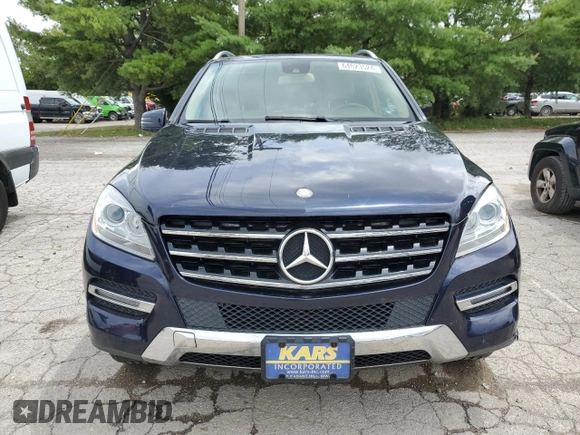 2013 Mercedes-Benz M ML 350 with VIN 4JGDA5HB3DA153081, listed as a Copart auction lot 64823524 with 129,004 mi miles and Salvage Title. Bid and sale history available at carsss.com. Image 5.