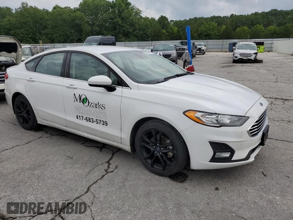 2020 Ford Fusion SE with VIN 3FA6P0HD9LR188959, listed as a Copart auction lot 60460795 with 110,974 mi miles and Salvage title. Bid and sale history available at DreamBid. Image 4.