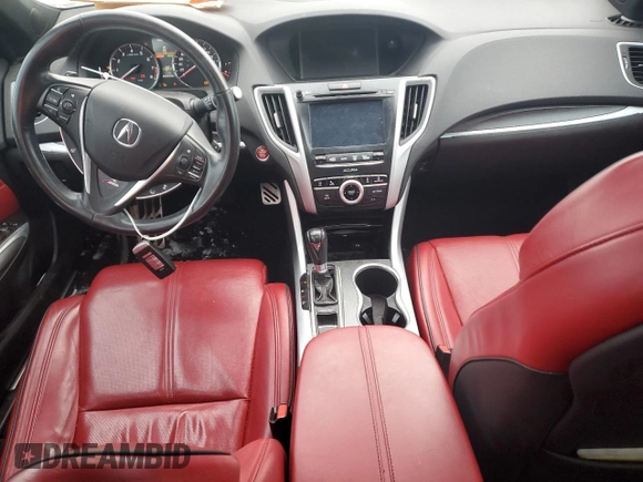 2020 Acura TLX w/A-Spec Pkg with VIN 19UUB1F60LA800861, listed as a Copart auction lot 89358825 with 76,753 mi miles and Salvage Title. Bid and sale history available at carsss.com. Image 8.