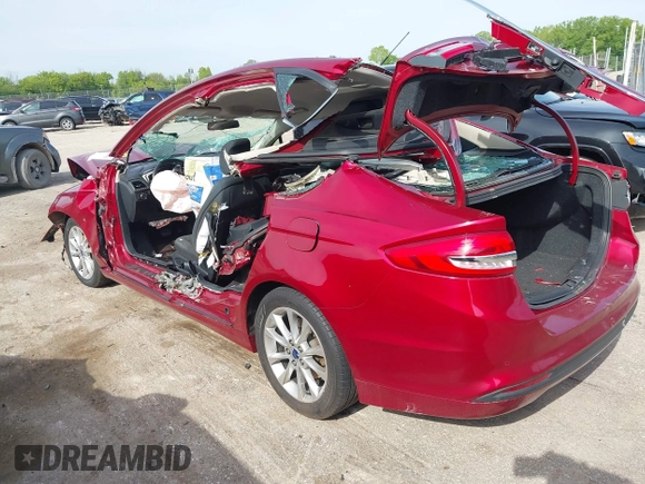 2017 Ford Fusion SE with VIN 3FA6P0H7XHR104696, listed as a IAAI auction lot 42341815 with Not provided miles and . Bid and sale history available at DreamBid. Image 3.
