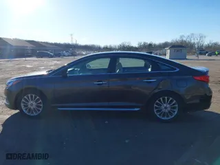 2015 Hyundai Sonata 2.4L Sport with VIN 5NPE34AF6FH174223, listed as a IAAI auction lot 41748484 with 100,492 mi miles. Bid and sale history available at carsss.com. Image 14.