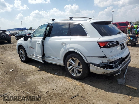 2020 Audi Q7 Premium Plus z VIN WA1LXAF78LD001682, wystawiony jako Copart lot #66042065 z przebiegiem 43 882 mil mil oraz Szkoda całkowita • Salvage title. Historia ofert i sprzedaży dostępna na DreamBid. Obrazek 2.