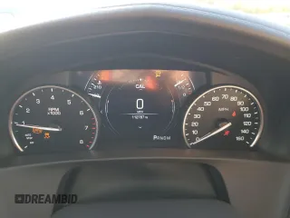 2018 Cadillac CT6 RWD with VIN 1G6KA5RX4JU113613, listed as a Copart auction lot 83983134 with 112,787 mi miles and Salvage Title. Bid and sale history available at DreamBid. Image 9.