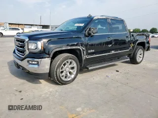 2018 GMC Sierra 1500 SLT z VIN 3GTP1NEC7JG220244, wystawiony jako Copart lot #57255275 z przebiegiem 112 443 mil mil oraz Szkoda całkowita • Salvage title. Historia ofert i sprzedaży dostępna na DreamBid. Obrazek 1.