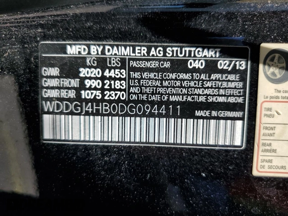 2013 Mercedes-Benz C 250 z VIN WDDGJ4HB0DG094411, wystawiony jako Copart lot #57593055 z przebiegiem 156 212 mil mil oraz Szkoda całkowita • Salvage title. Historia ofert i sprzedaży dostępna na DreamBid. Obrazek 13.