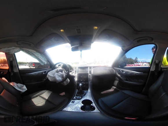 2015 Infiniti Q50 with VIN JN1BV7AP4FM338889, listed as a IAAI auction lot 42285135 with 150,867 mi miles and . Bid and sale history available at DreamBid. Image 19.