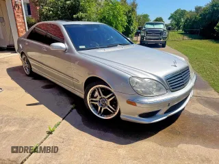 2006 Mercedes-Benz S with VIN WDBNG79J66A475448, listed as a Copart auction lot 55884045 with 75,487 mi miles and Clean Title. Bid and sale history available at DreamBid. Image 1.