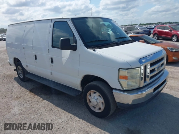 2009 Ford Econoline Cargo Commercial with VIN 1FTNE14W29DA58533, listed as a IAAI auction lot 42083708 with 42,235 mi miles and . Bid and sale history available at DreamBid. Image 1.