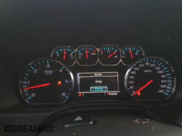 2015 Chevrolet Suburban LT with VIN 1GNSKJKC4FR192292, listed as a Copart auction lot 60434444 with 304,830 mi miles and Salvage Title. Bid and sale history available at DreamBid. Image 9.