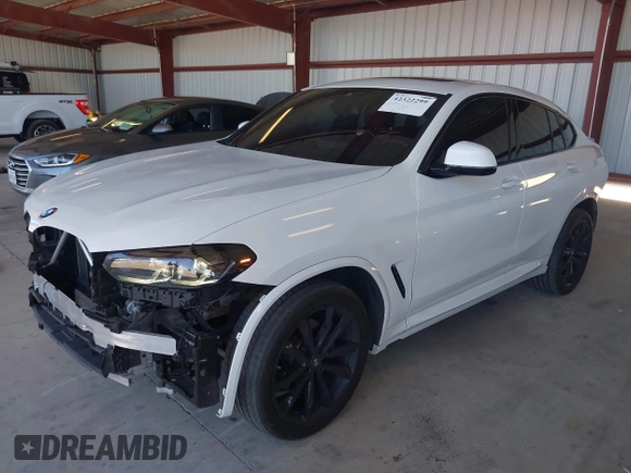 2024 BMW X4 xDrive30i with VIN 5UX33DT00R9U63349, listed as a IAAI auction lot 42322299 with 23,526 mi miles and . Bid and sale history available at DreamBid. Image 18.
